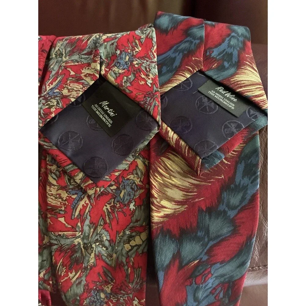 Men’s Silk Tie Lot of 8 J Garcia Robert Talbott Polo Ralph Lauren Molecular